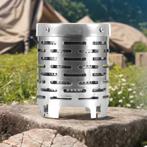 Mini Gas Heater Stove Stainless Steel Portable Warmer Heating Cover