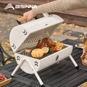BISINNA Outdoor Multifunctional Portable Charcoal Grill