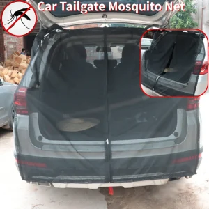 Magnetic trunk mesh breathable, mosquito resistant,