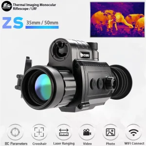 ZIYOUHU ZS335/ZS650 Thermal Monocular Camera WIFI 8x Zoom 
 Dark Hunting 35mm/50mm Thermal Imaging with Ranging BDC