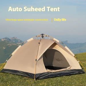 2-4 Person Camping Windproof Tents, Easy To Set Up, lightweight Family Travel